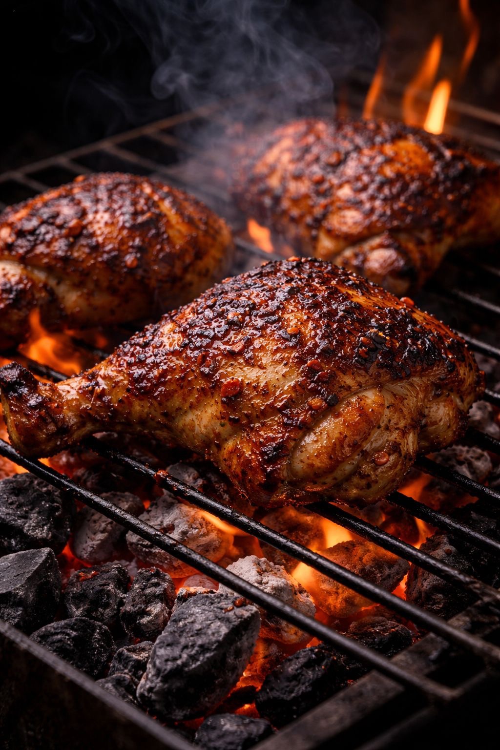 Poulet braisé au feu de bois Braise & Crousti